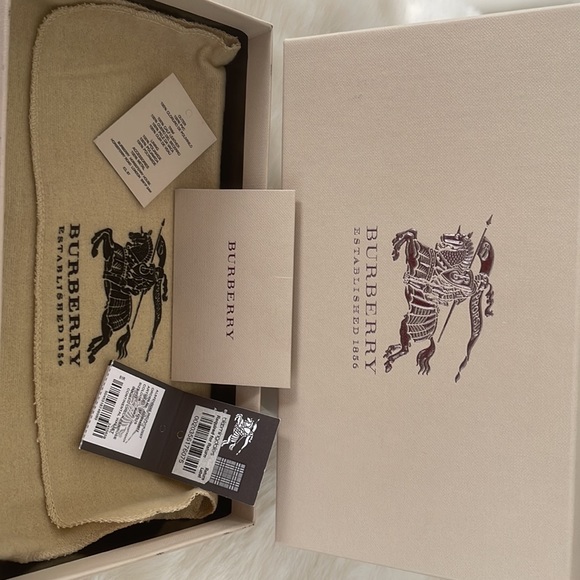 BURBERRY WALLET - NWT - TRENCH - SMOKED CHECK PENROSE CONTINENTAL WALLET - Picture 10 of 17